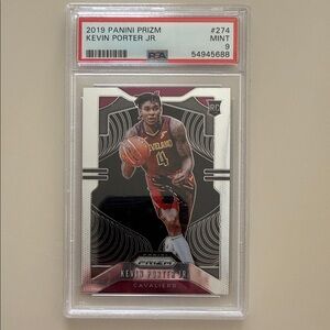 Kevin porter jr 2019 panini prizma mint psa 9 #274